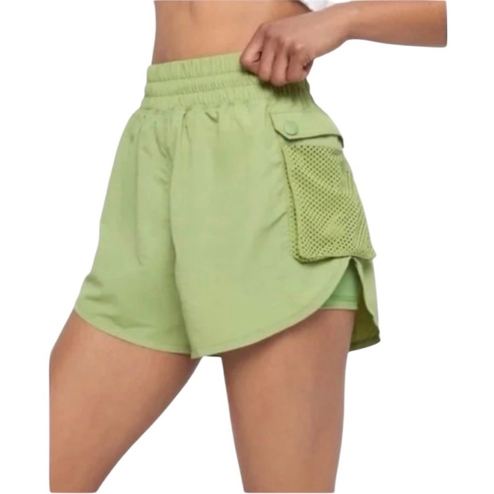 NEW Spiritual Gangster Demi Cargo Short Womens‎ XS Cactus Green